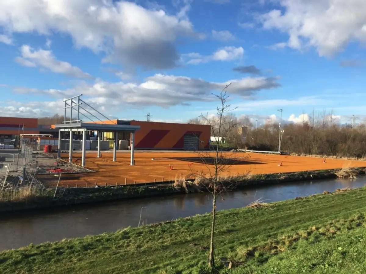 Afbeelding bij vloer hornbach in nieuwerkerk aan den ijssel gereed voor stort